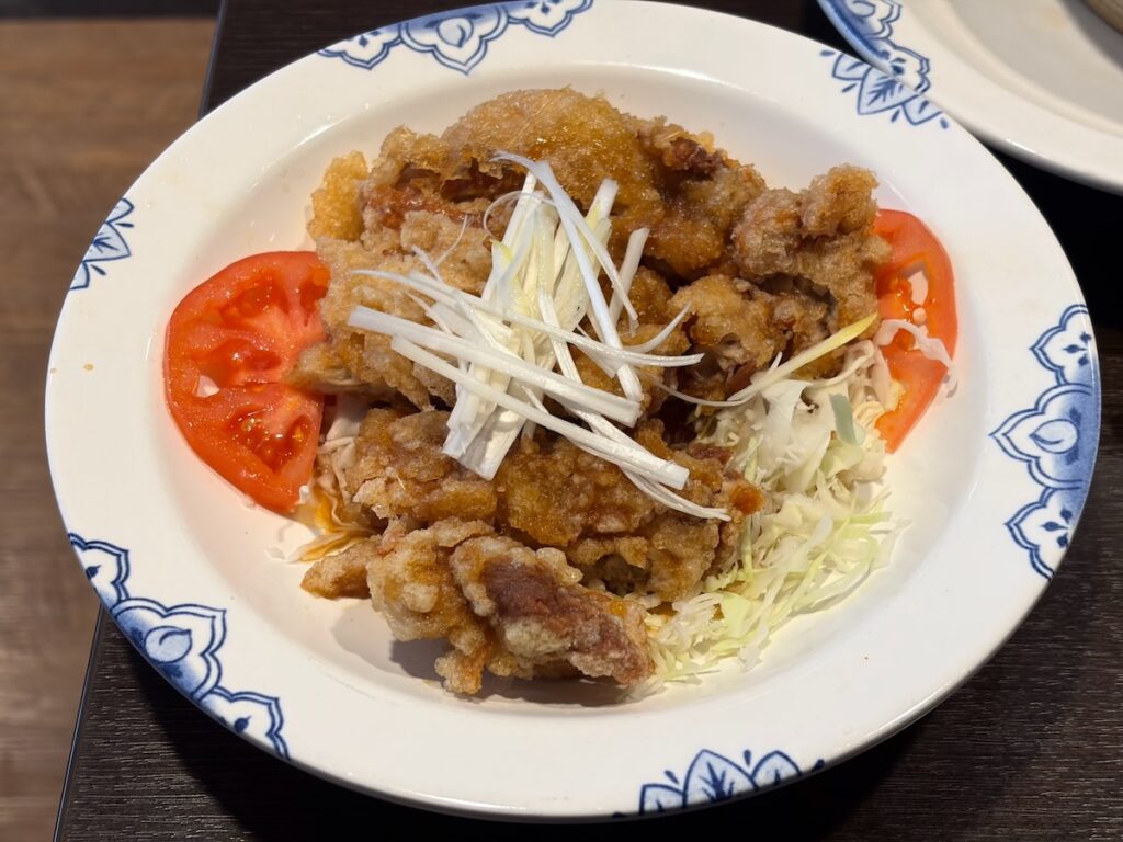 バーミヤン一之江駅前店の油淋鶏