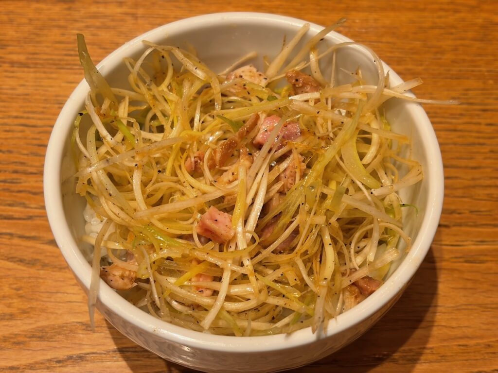 らぁ麺はやし田多摩センター店のネギチャーシュー丼