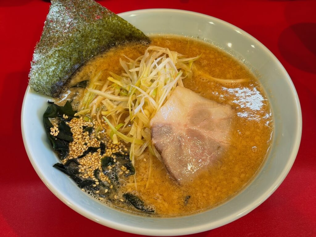 ラーメンショップ小池の味噌ネギラーメン
