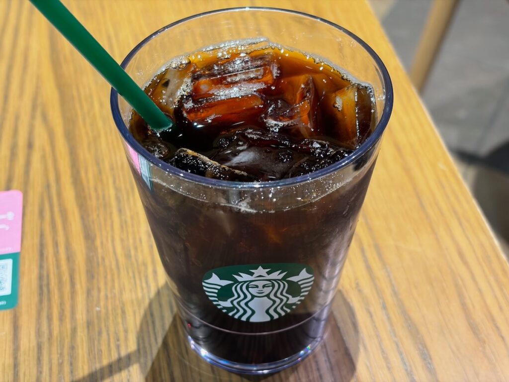 スターバックスコーヒー千葉ニュータウン店のブリュードコーヒー（Ice）