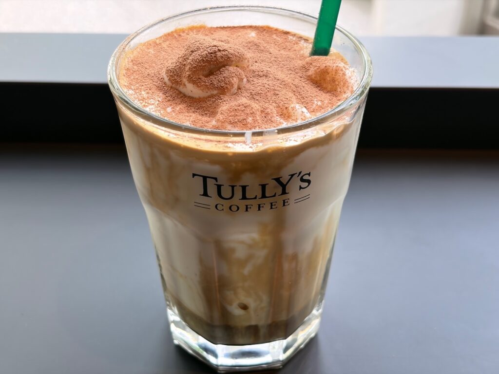タリーズコーヒー慶應日吉店のマスカルポーネティラミスシェイク
