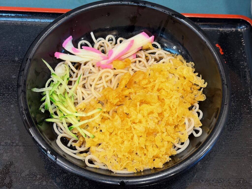 小諸そば東日本橋店の冷やしたぬき