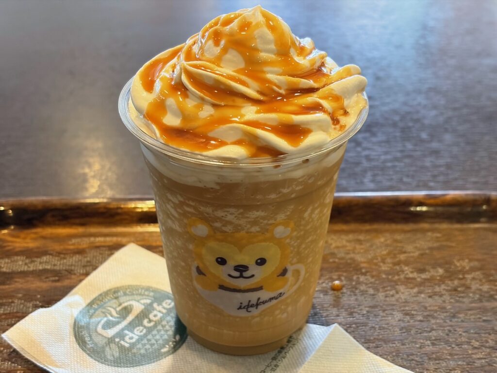 イデ・カフェ京成八幡駅前店のキャラメルフローズン