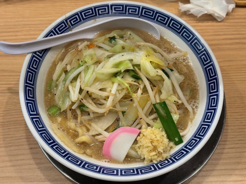 タンメントナリ西葛西店のタンメン