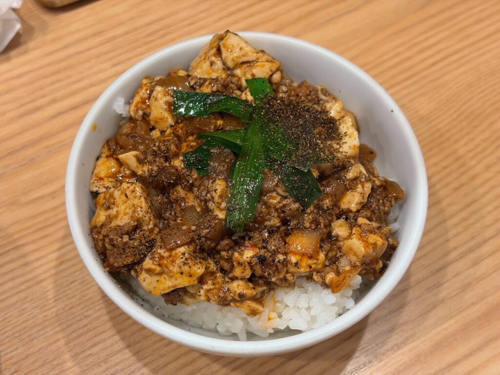 タンメントナリ西葛西店のミニ麻婆丼
