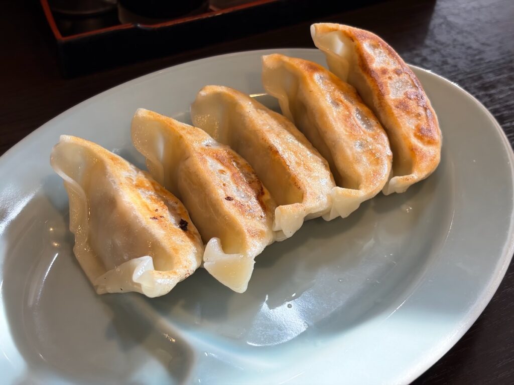 横浜ラーメン増田家西船橋店の餃子（5個）