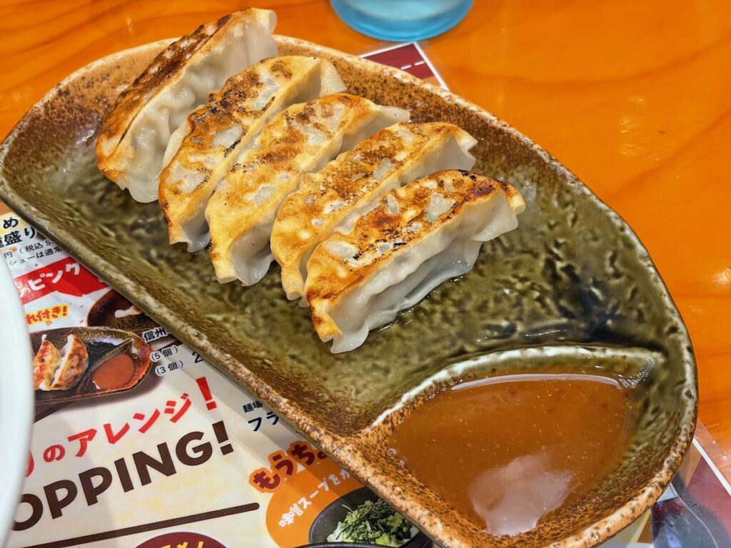 麺場田所商店船堀店の餃子(5個)