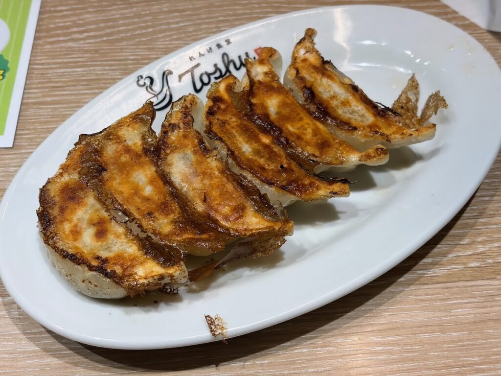 れんげ食堂Toshu船堀店の餃子（6個）