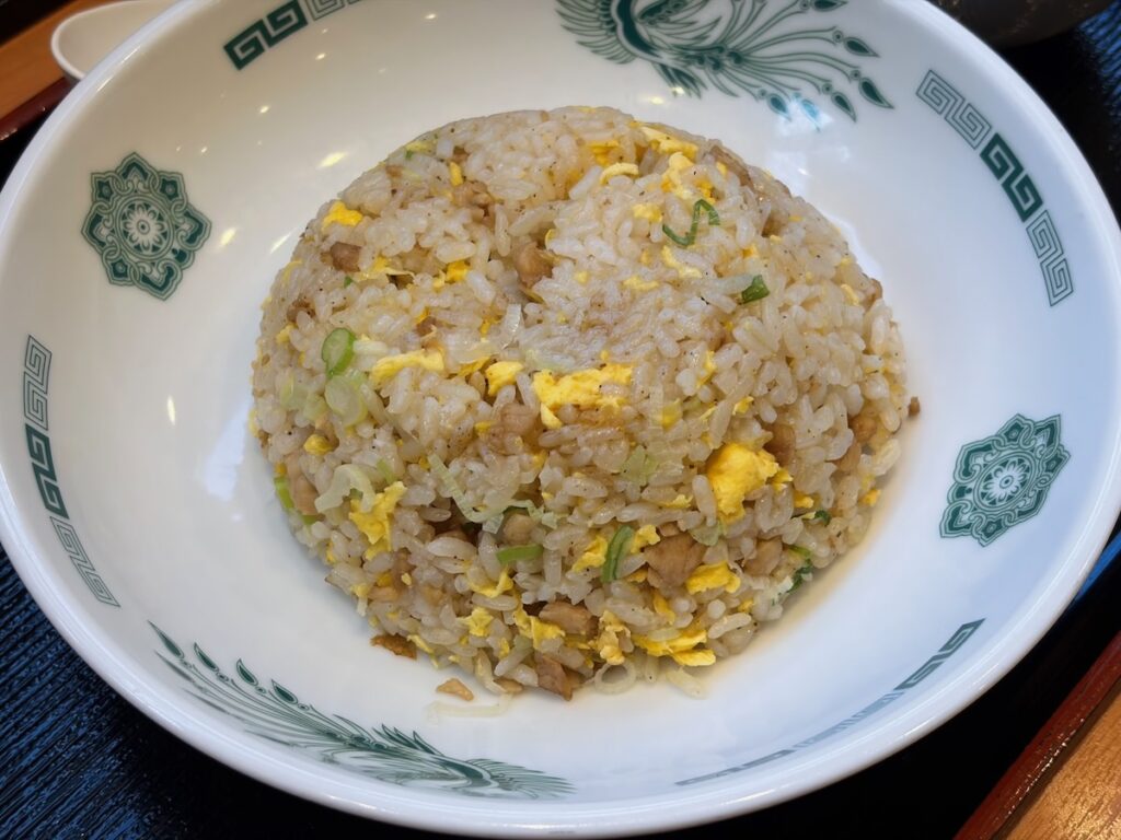 日高屋船堀南口店のチャーハン