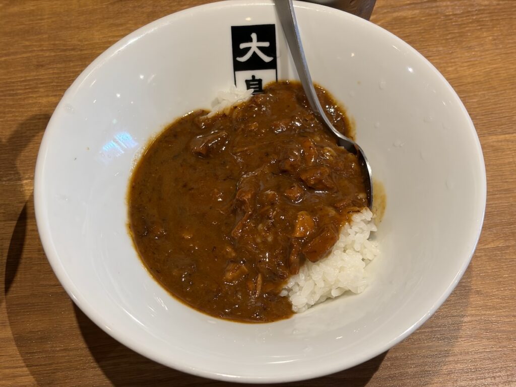 大島の大島のミニカレー