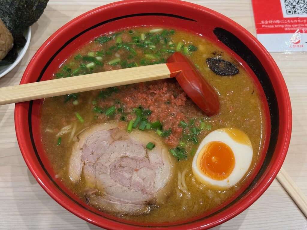 北海道名物らー麺えびそば一幻東京ソラマチ店のえびみそ