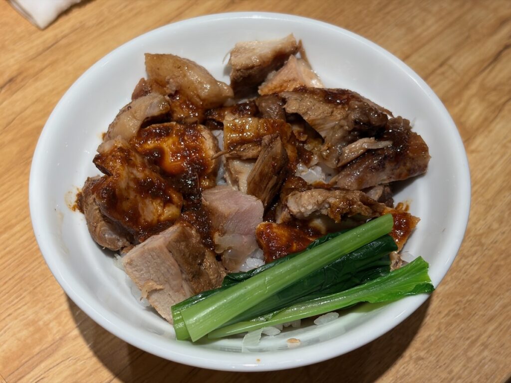 MenZoのチャーシューご飯