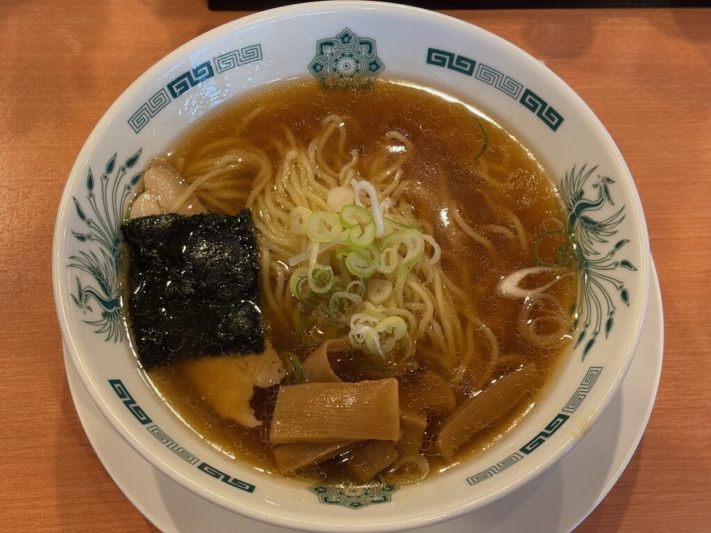 日高屋船堀南口店の中華そば