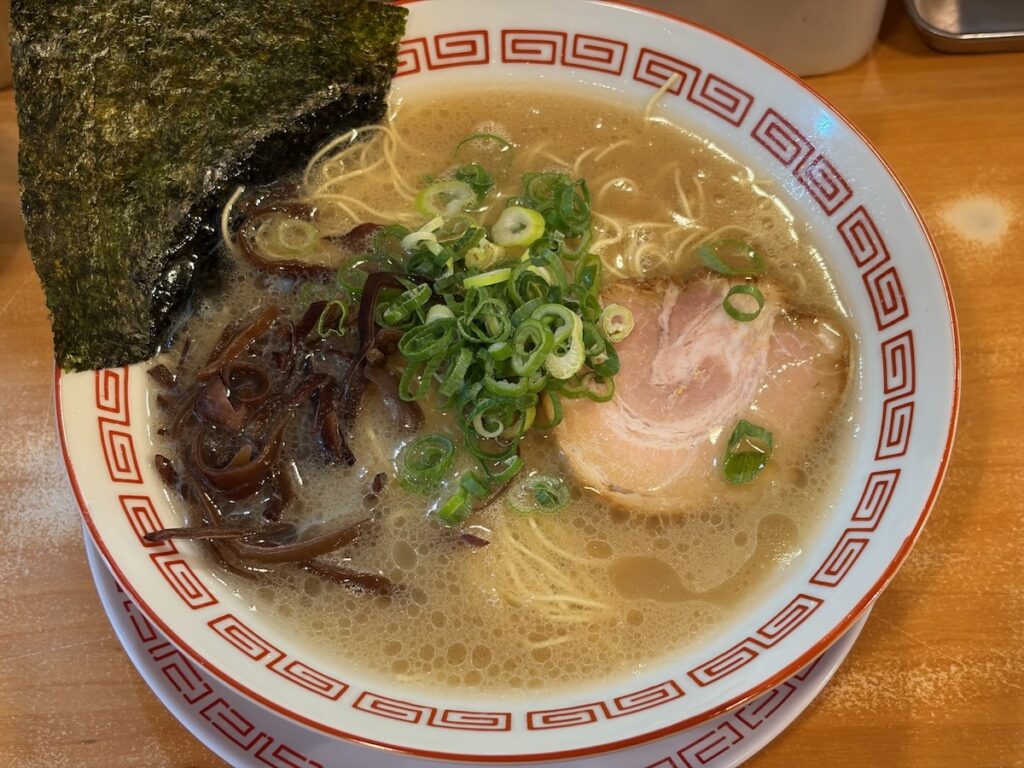 博多長浜ラーメン六角堂橋本店の長濱ラーメン
