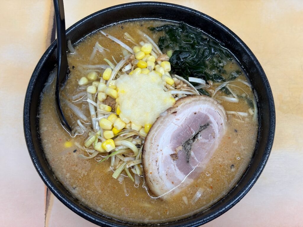 ラーメンインターのネギみそラーメン